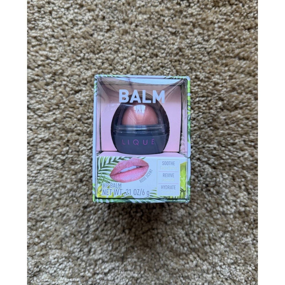 Lique Lip Balm Rose Scent Net WT .21 OZ New! - Picture 1 of 4